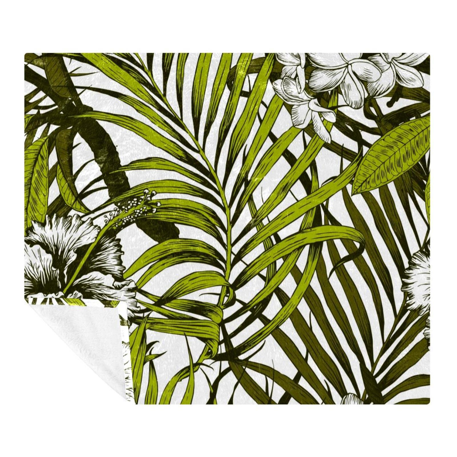 Couverture polaire Gibiscus anti-froid pour canapé et lit 150x200 cm