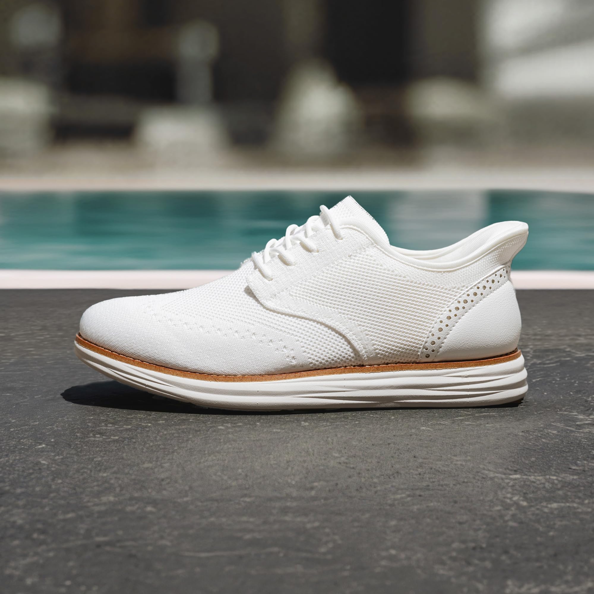Bruno Marc Sneakers Eleganti Uomo in Mesh – Scarpe Casual Leggere Stringate Oxford Ideali per Camminare
