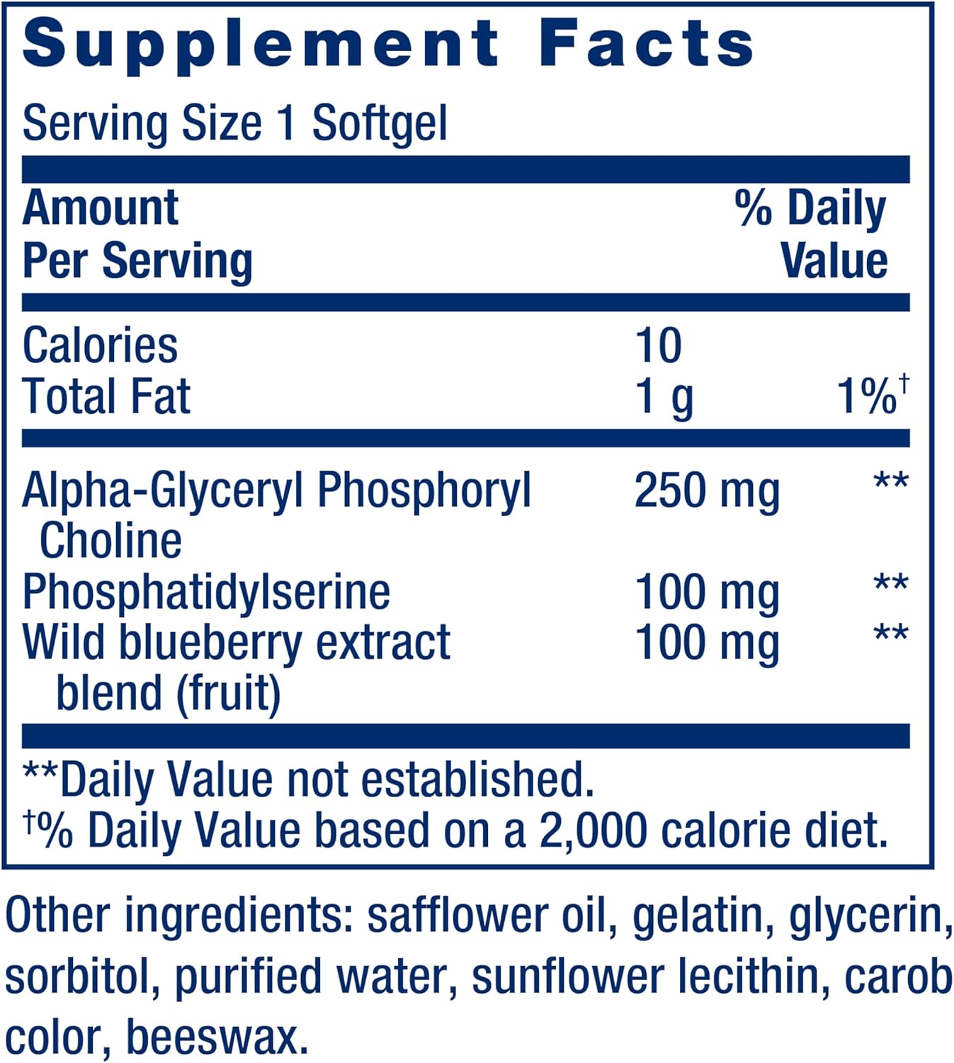 Life Extension Cognitex Basics, 30 Softgels - Multi-Nutrient Formula for Brain Health Support, Targeted Nutrition for Memory, Focus, Attention & Overall Cognitive Performance - Non-GMO, Gluten-Free - Image 3