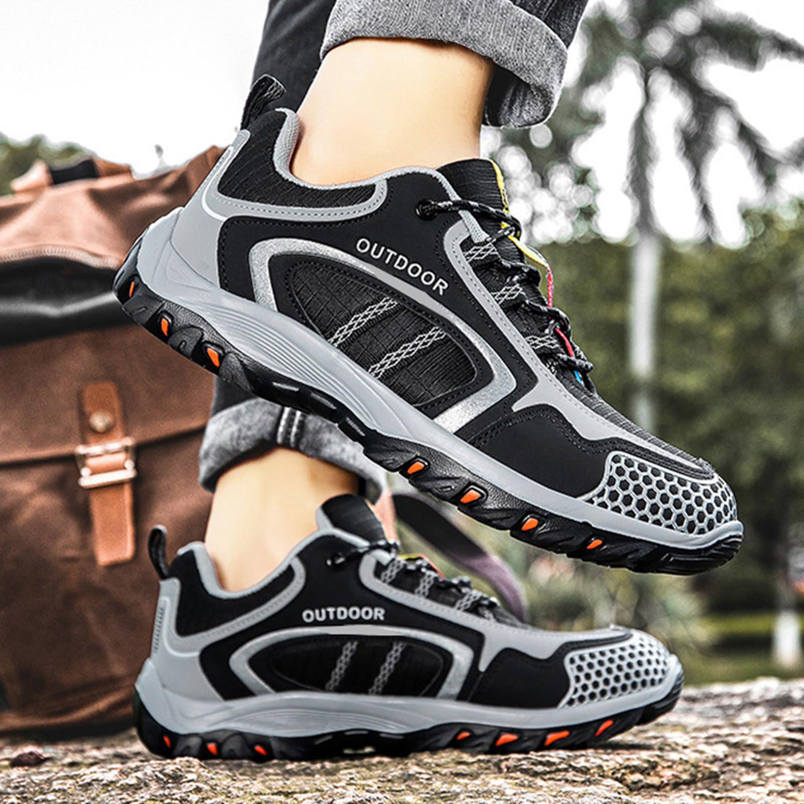 Scarpe da Trekking Leggere, Scarpe da Passeggio per Esterni, Scarpe da Corsa Antiscivolo e acquatiche per comode Calzature da Trekking