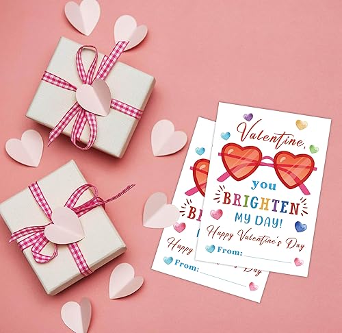 Miniatura 5 de 30 tarjetas de felicitación para el día de San Valentín, etiqueta de lentes de sol para el día de San Valentín, tarjetas del día de San Valentín