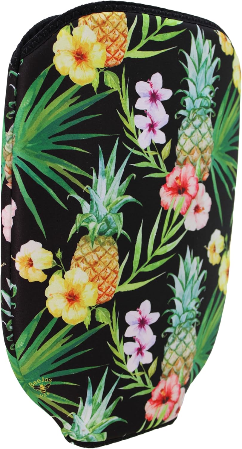 BeeJos Hawaiian Collection: Premium Slip-On Pickleball Paddle Cover-Fits Standard Size Paddles-Zipperless (Paddle not Included)