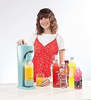 Vista 7 de Drinkmate OmniFizz - Máquina para hacer agua con gas y refrescos, carbonata cualquier bebida, paquete de burbujas. Incluye dos cilindros de CO2