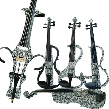 Aliyes 4/4 Full Size Solid Wood Electric Cello Violoncello Maple Wood body Ebony Fittings with Bag, Bow, Rosin, Aux Cable, Earphone, Extra set of stringsALDSDT-1309