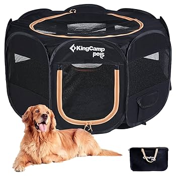 Amazon | KingCamp ペットサークル ドッグハウス 大型犬 八角形