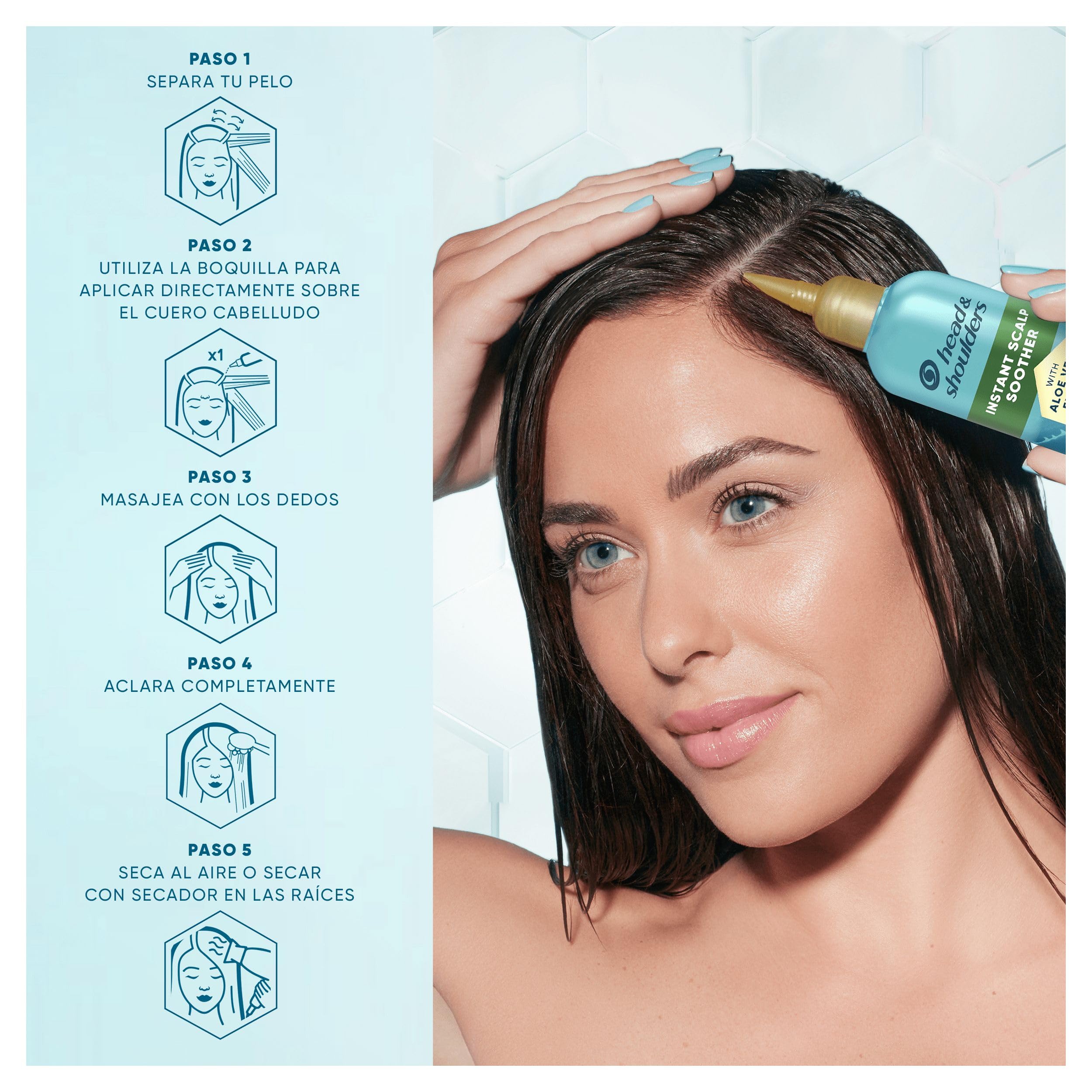 H&S DermaXPro Hidratante Champú Anticaspa 300ml + Acondicionador 220ml + Tratamiento 145ml