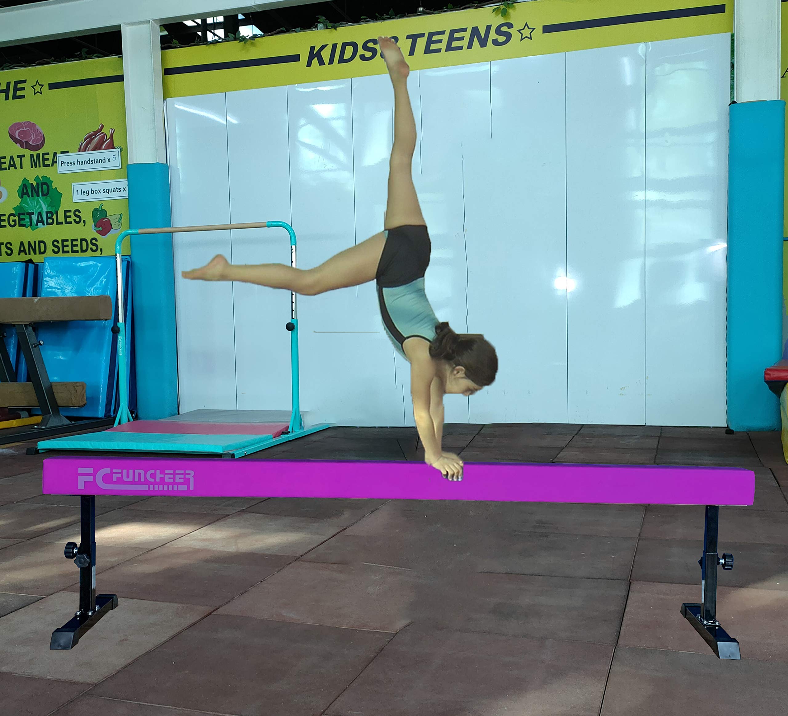 Buy FC FUNCHEER 8FT Adjustable Balance Beam, High and Low Level
