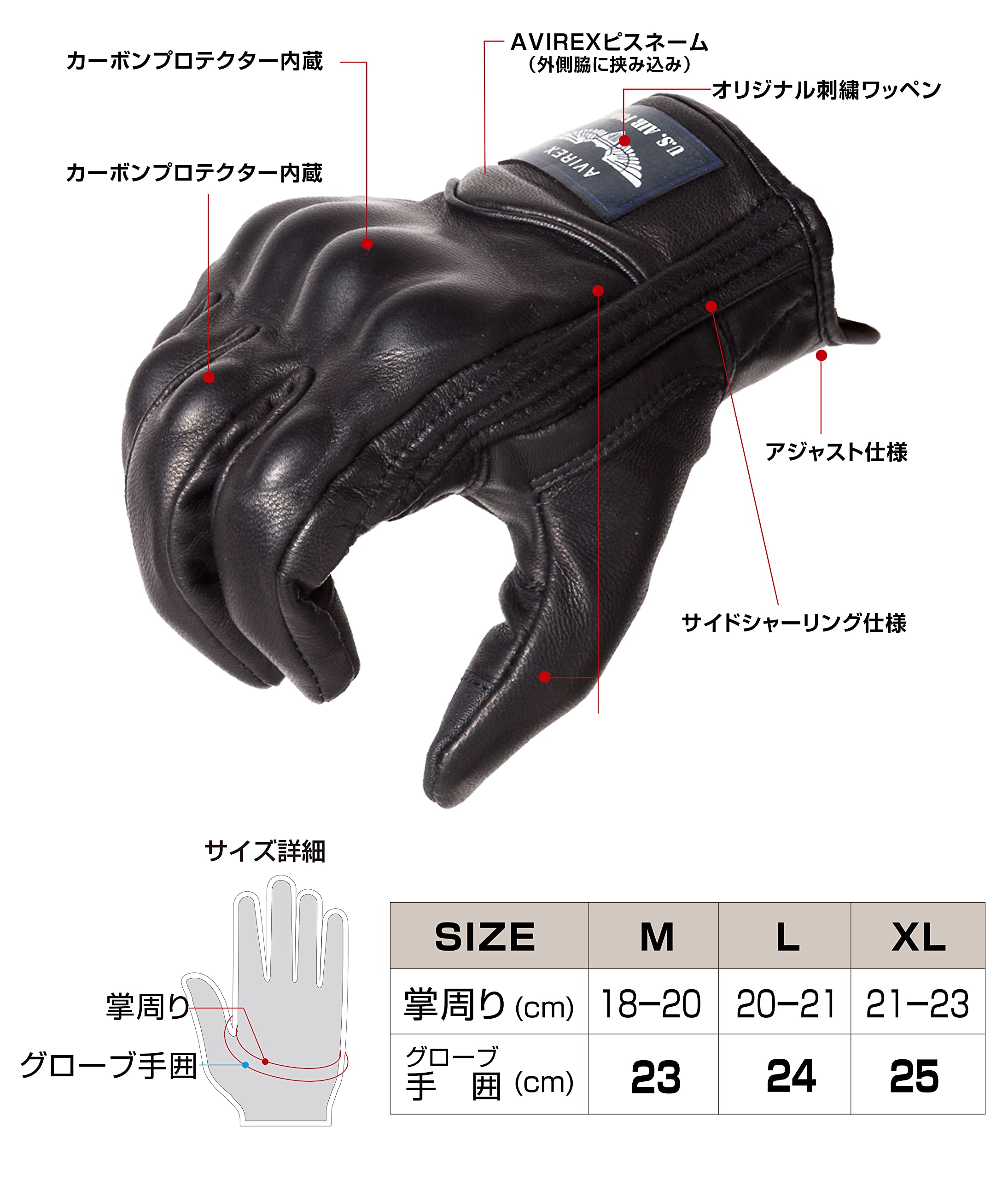 あろえ　美品　AVIREX　FLYINGTIGERS　バイク用プロテクター Amazon.co.jp: A1T6003 MSPG AVIREX アビレックス プロテター グローブ