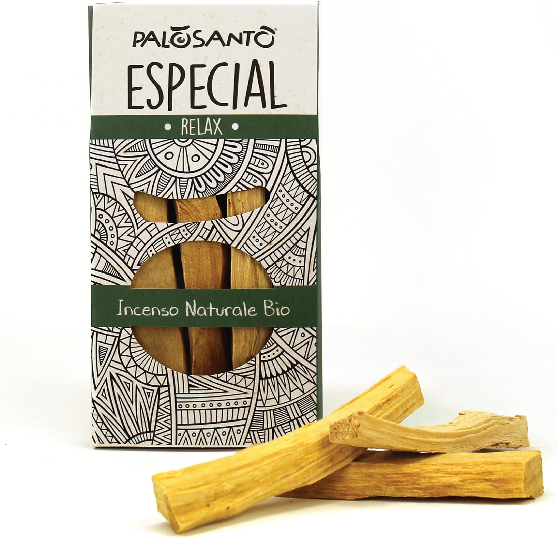 Palo Santo Sticks Especial 10cm 3,94in - 3 Pack - 2cm Thick - Large Organic Natural Incense Sticks Strong Aroma - Wild Harvested Palo Santo Wood - Bursera Graveolens from Peru