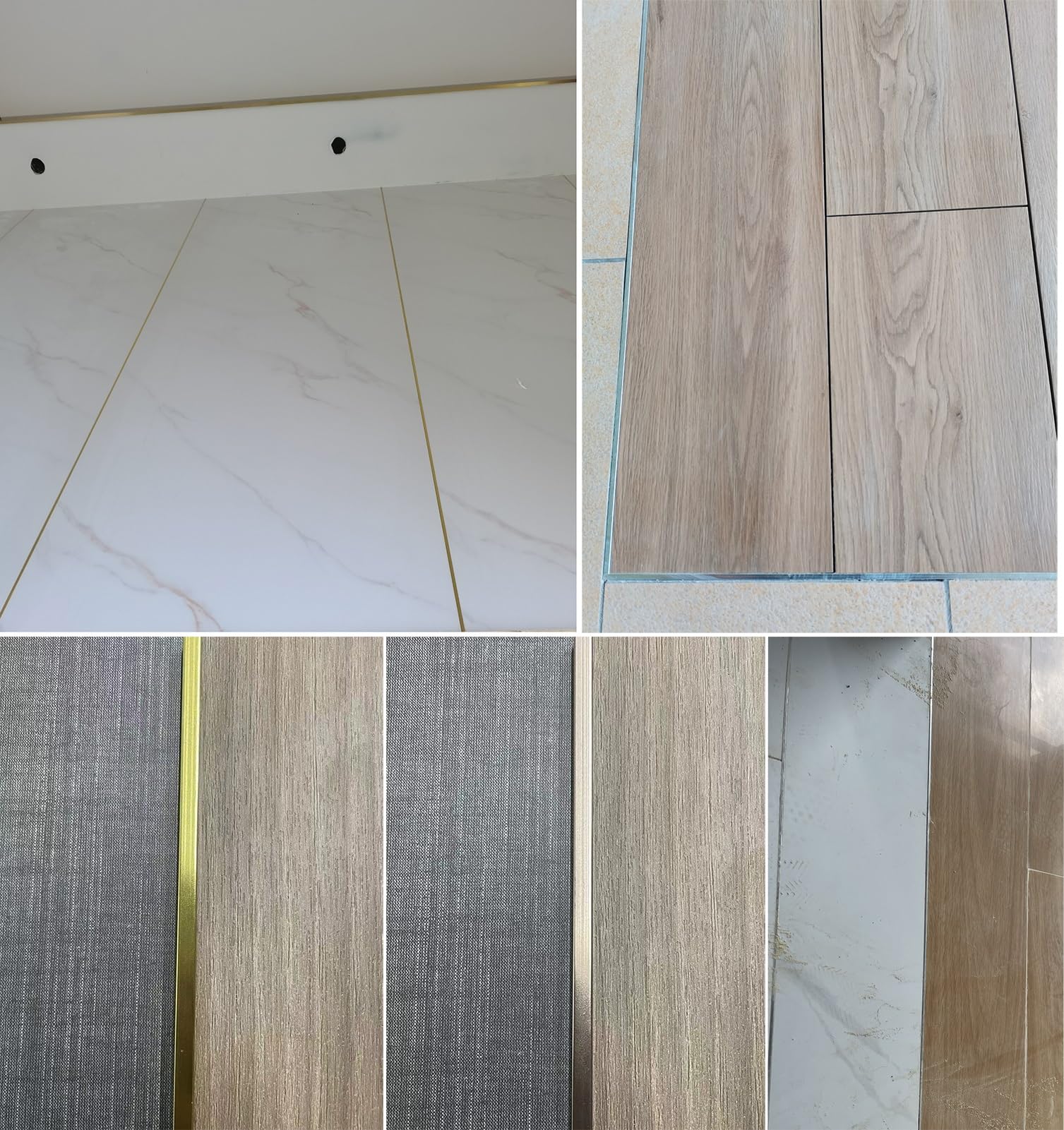 Listwa progowa aluminiowa z wąskim szwem, wodoodporna listwa dzieląca próg z drewna na płytki, odporna na zarysowania dekoracyjna listwa ścienna do podłóg, czarna, czarna,Black