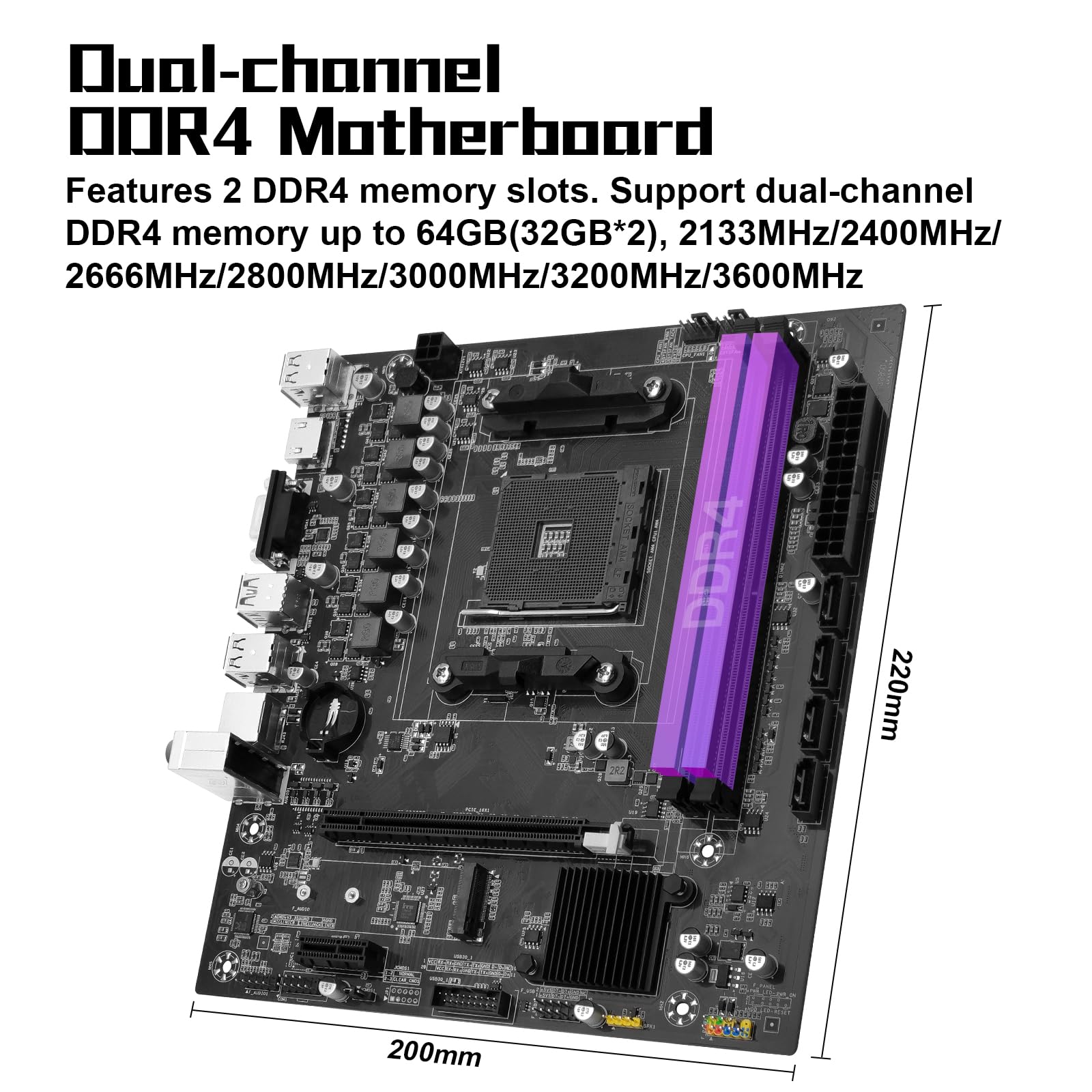 Amazon | MACHINIST B450 マザーボード AMD AM4 Socket Ryzen 第1-5