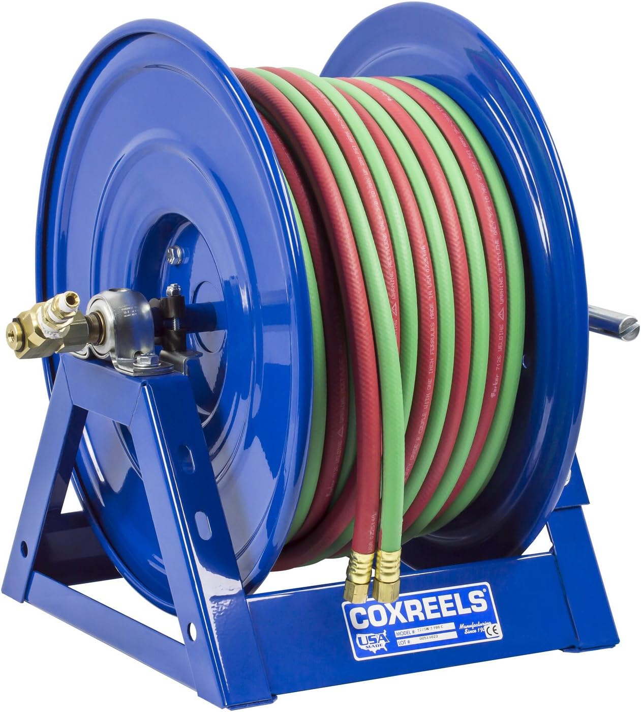 🔥 Hot Deals Coxreels 1275W-3-100-C Dual Hose Hand Crank Welding Reel for oxy-acetylene : 3/8 I.D., 100' hose, 200 PSI Review Coxreels 1275W-3-100-C Dual Hose Hand Crank Welding Reel for oxy-acetylene : 3/8 I.D., 100' hose, 200 PSI