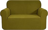 Vista 28 de CHUN YI - Funda elástica de 1 pieza para sillón grande, funda protectora suave de Jacquard con elastano, detalle de cuadros y parte inferior