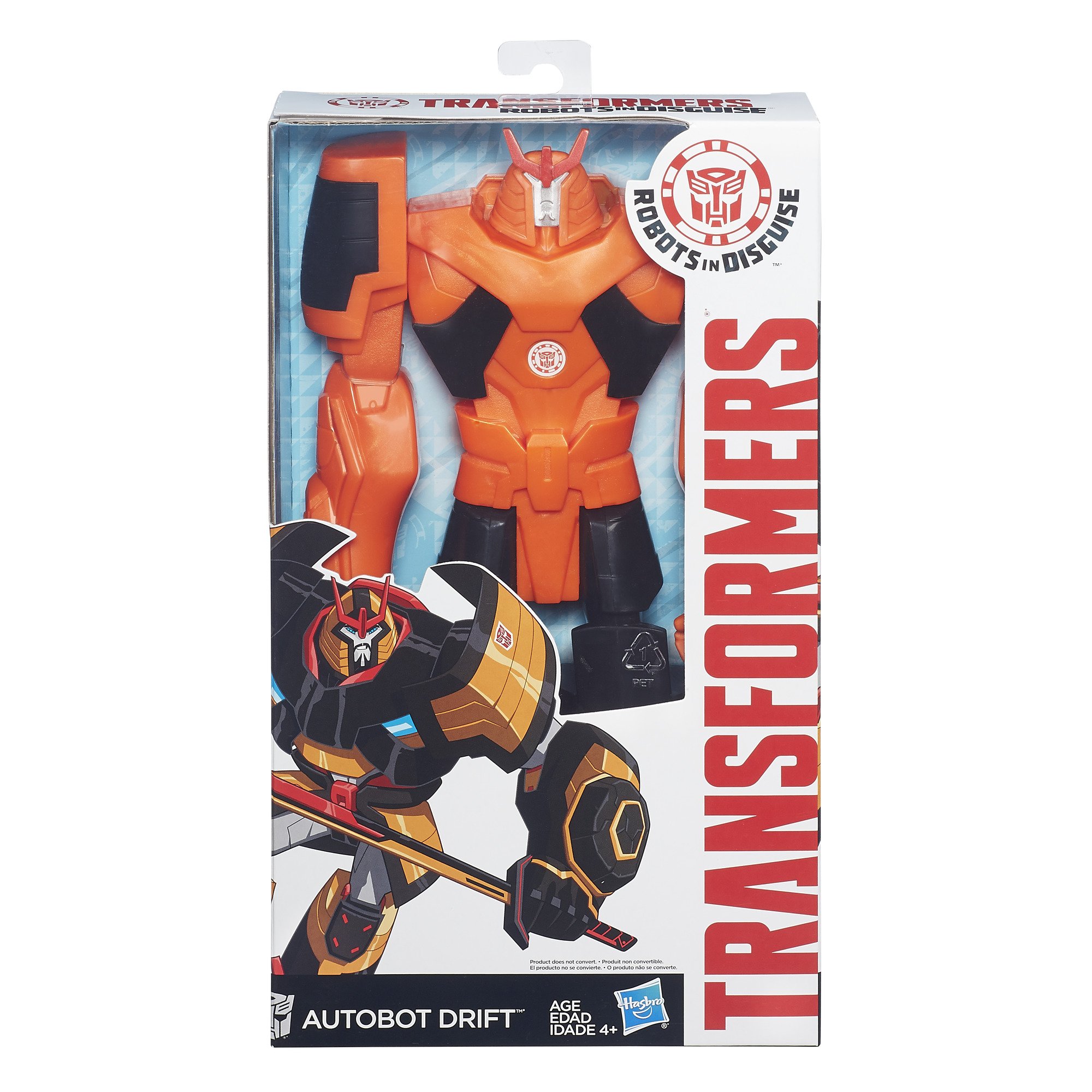 Transformers Robots Disguise Titan Autobot kahraman Drift 12 inç
