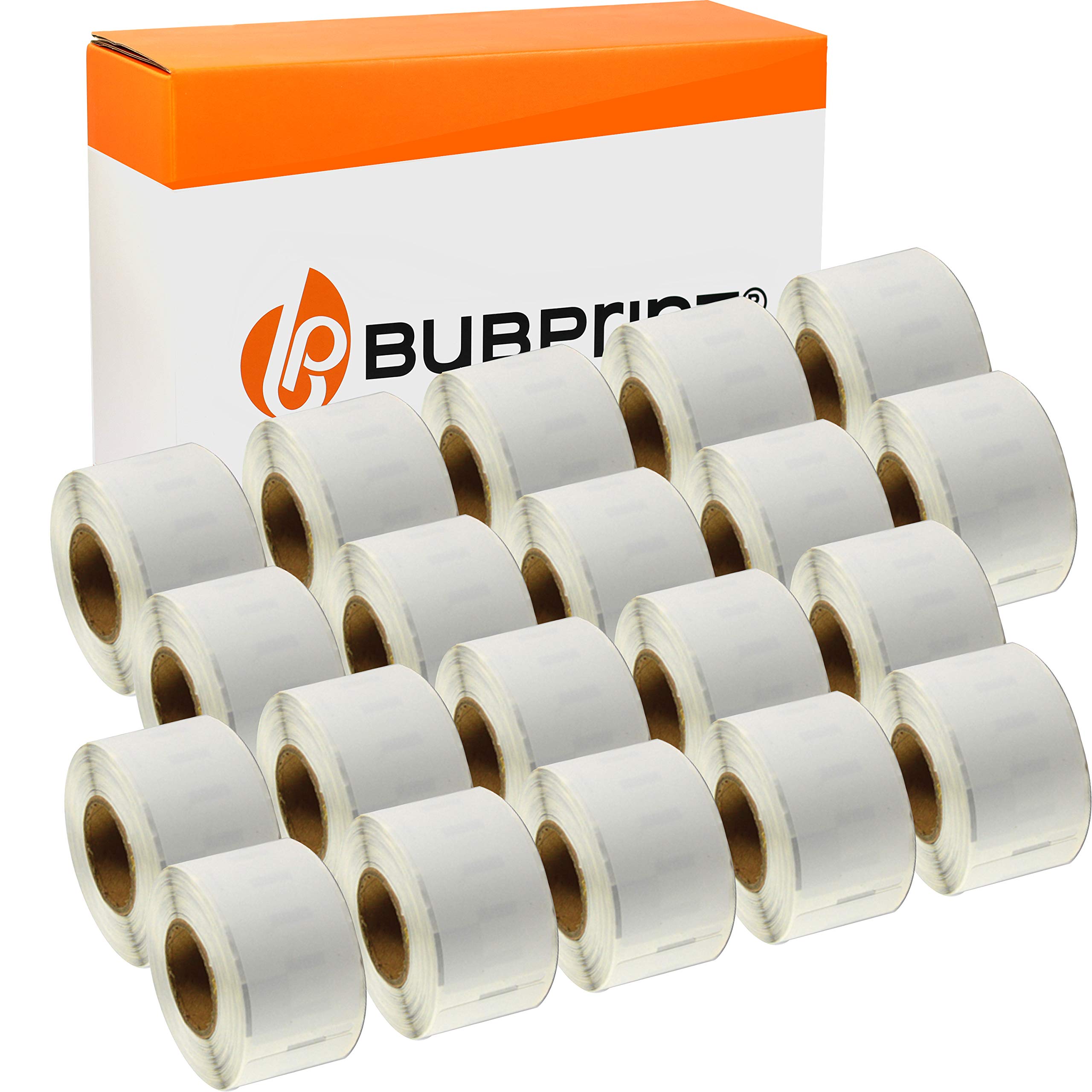 Bubprint 20 Etiketten kompatibel mit Dymo 99012 S0722400 36x89mm Weiß | Passend für Labelwriter 310 320 330 Turbo 400 Twin Turbo Duo 450 SE450
