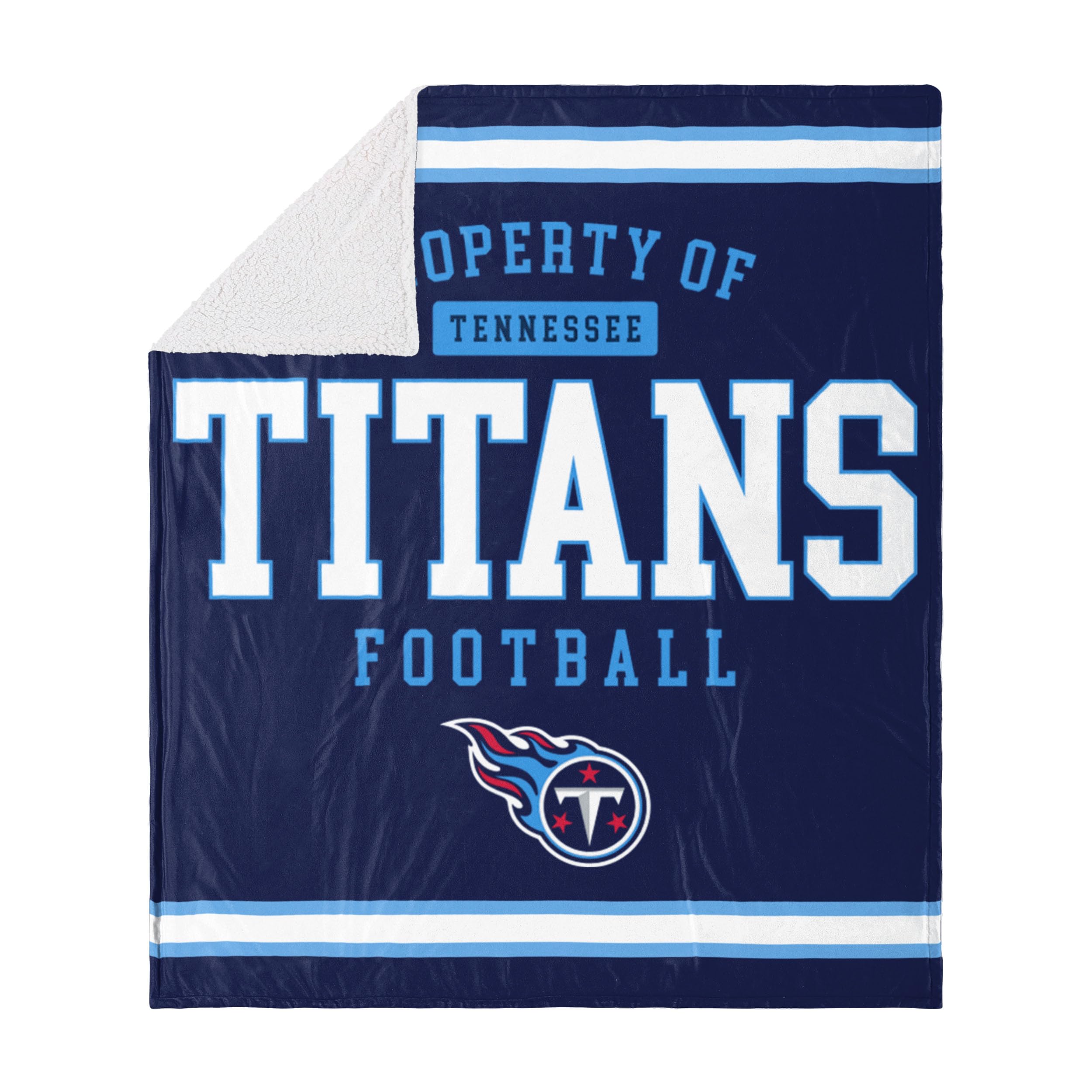 Couverture sherpa Tennessee Titans contre le froid hivernal