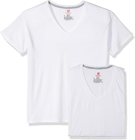 Hanes Ultimate Men's 4-Pack Comfortblend V-Neck with FreshIQ