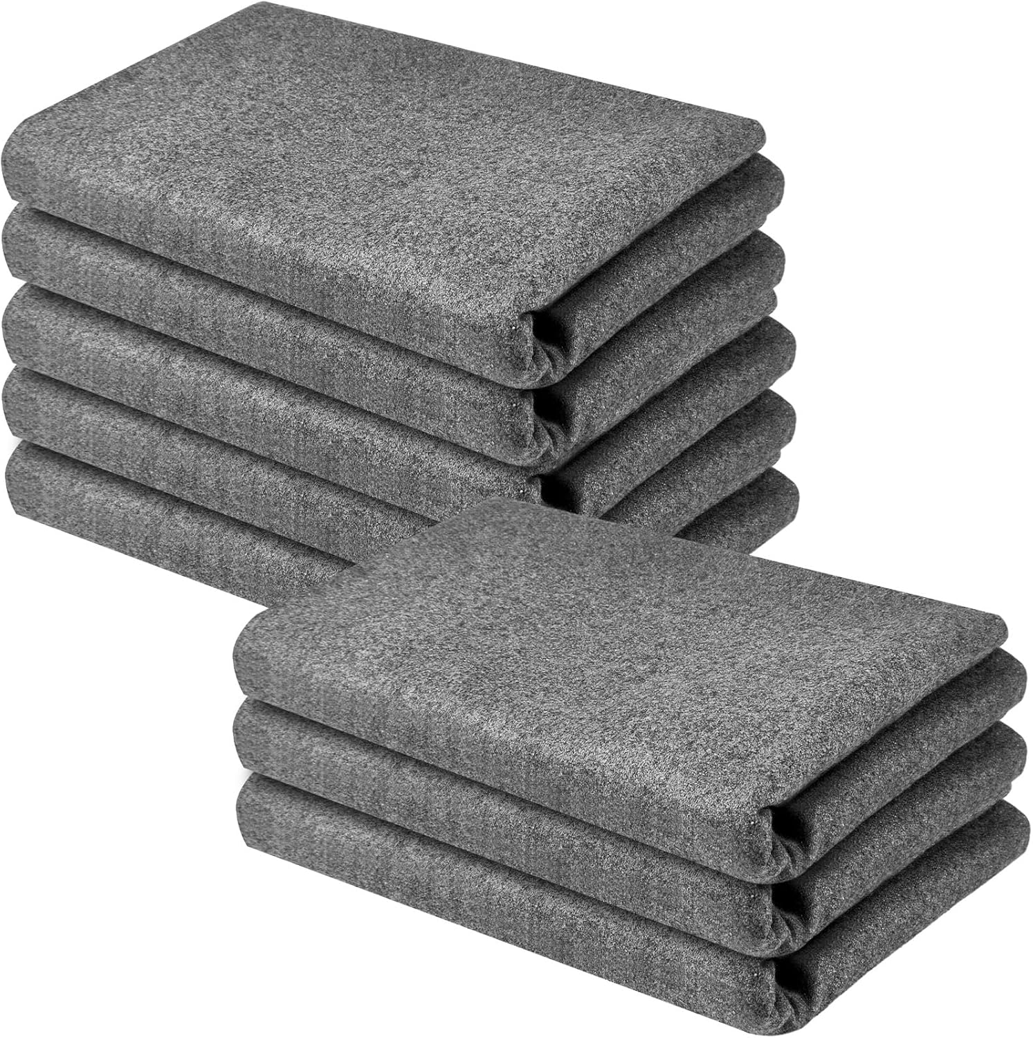 Taiyin 8 Pcs 79" x 59" Military Wool Blanket Camping