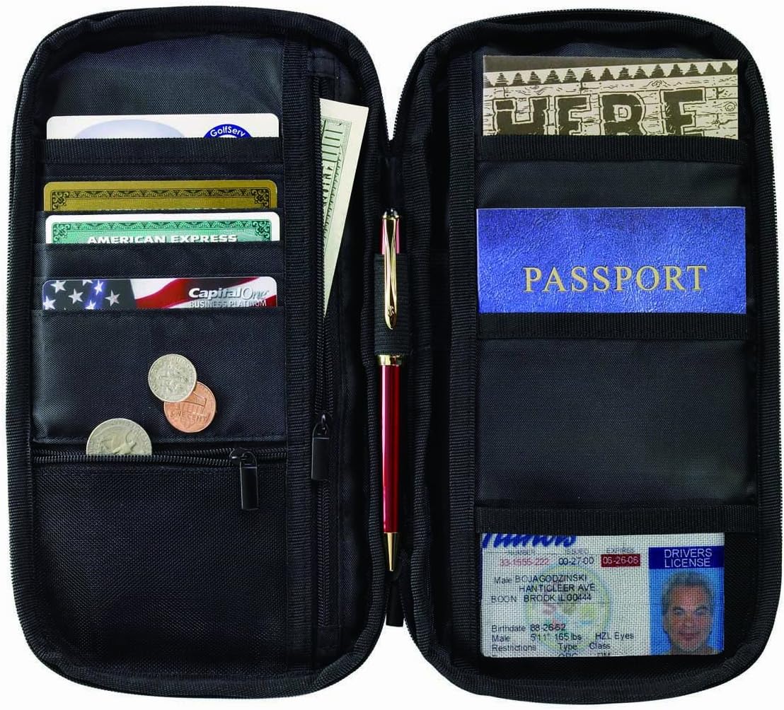 Lewis N. Clark RFID-Blocking Travel Document Holder Organizer