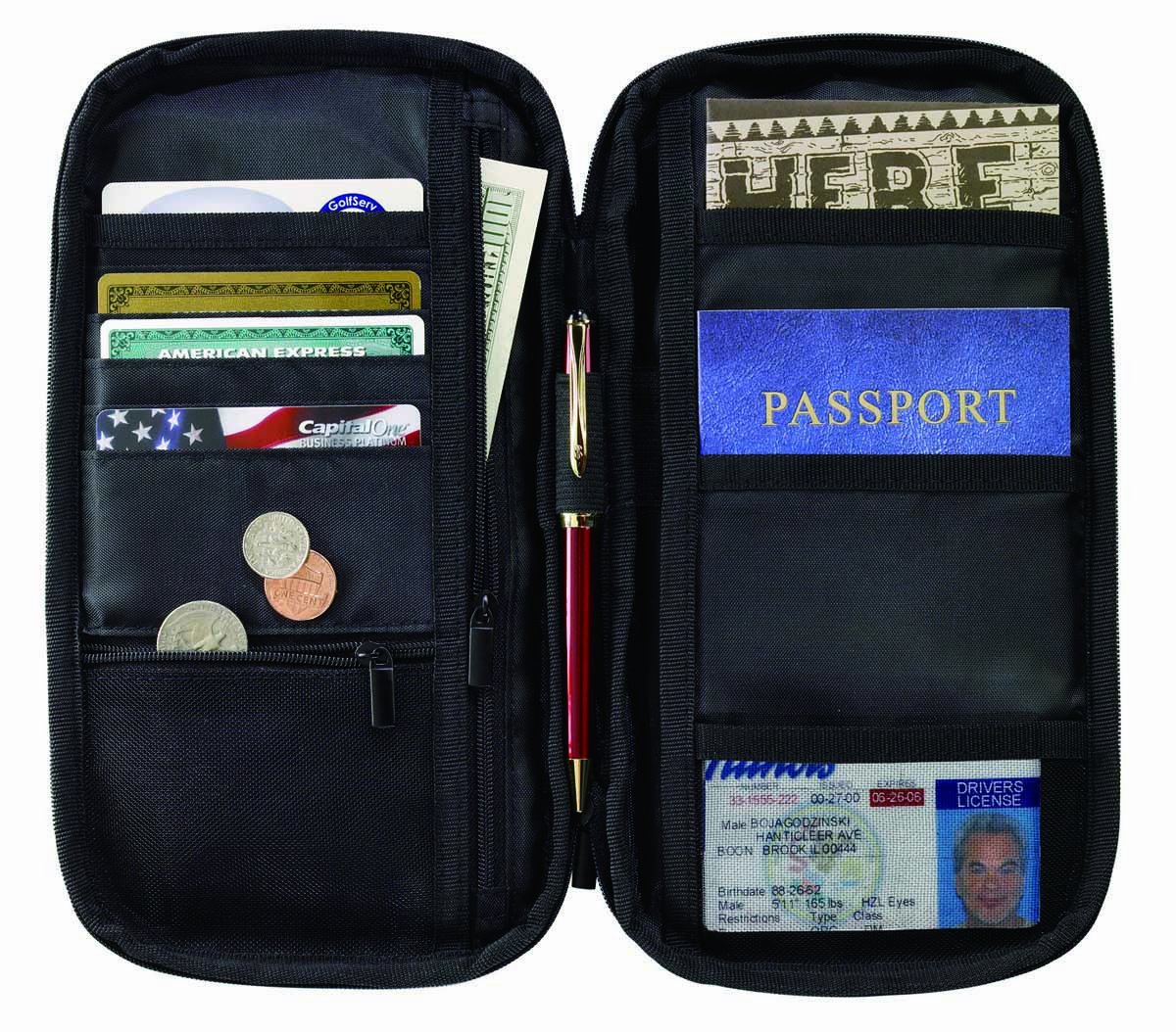 Lewis N. Clark RFID-Blocking Travel Document Holder Organizer