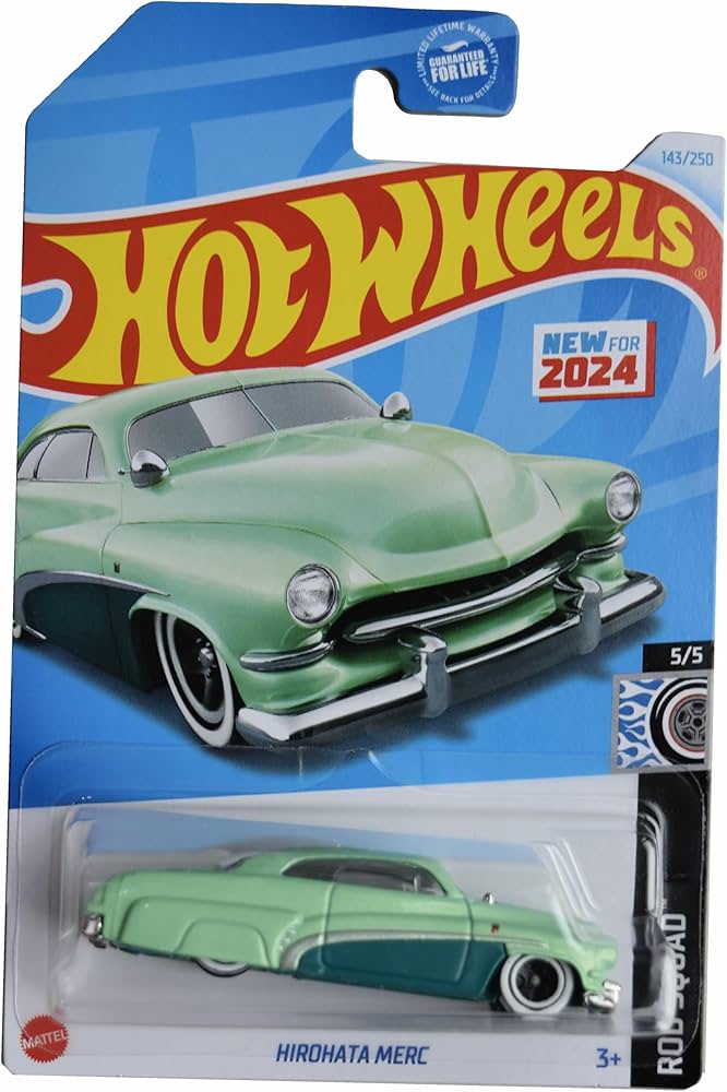 Amazon.com: Hot Wheels Hirohata MERC, Rod Squad 5/5 [Green] 143
