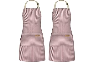 NLUS Red Striped Aprons for a Culinary Adventure