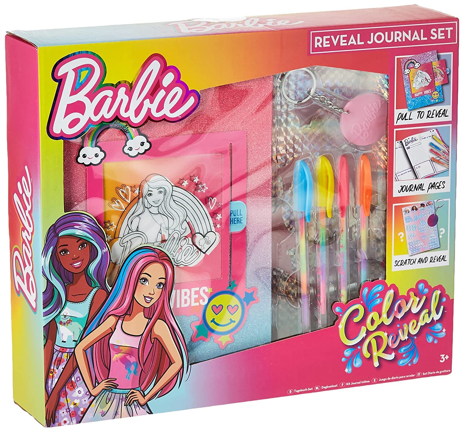 Barbie Color Reveal - Reveal Diary Set, Multicolor