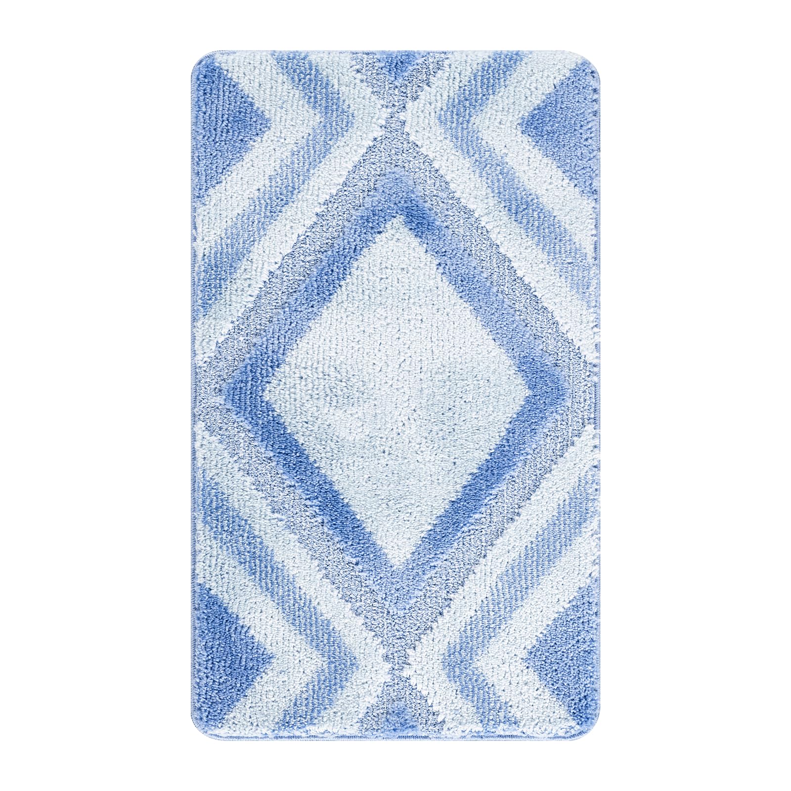 Paradise Door Mat – Soft, Machine Washable Dirt Trapper Rug - Rubber Backed Floor Mat -Heavy Duty Non Slip Doormats, Super Absorbent Front Door Mat, Entrance Rug (Blue, 60x90)