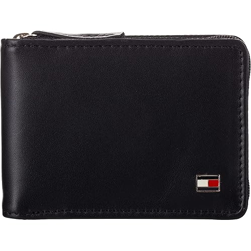 Tommy Hilfiger Men's Oxford Ziparound Wallet