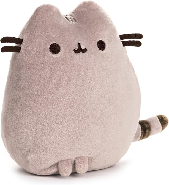 GUND Pusheen The Cat Squisheen Plush, Stuffed Animal Cat for Ages 8 and Up, Gray, 6