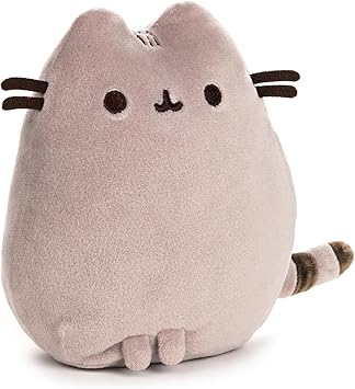 GUND Pusheen The Cat Squisheen Plush, Stuffed Animal Cat for Ages 8 and Up, Gray, 6
