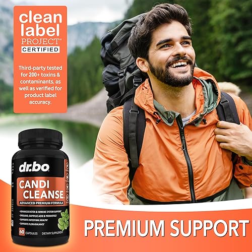 Miniatura 5 de Candida Cleanse Detox para mujeres y hombres  Kit de pastillas de apoyo de desintoxicación Candi, anti crecimiento excesivo de equilibrio intestinal