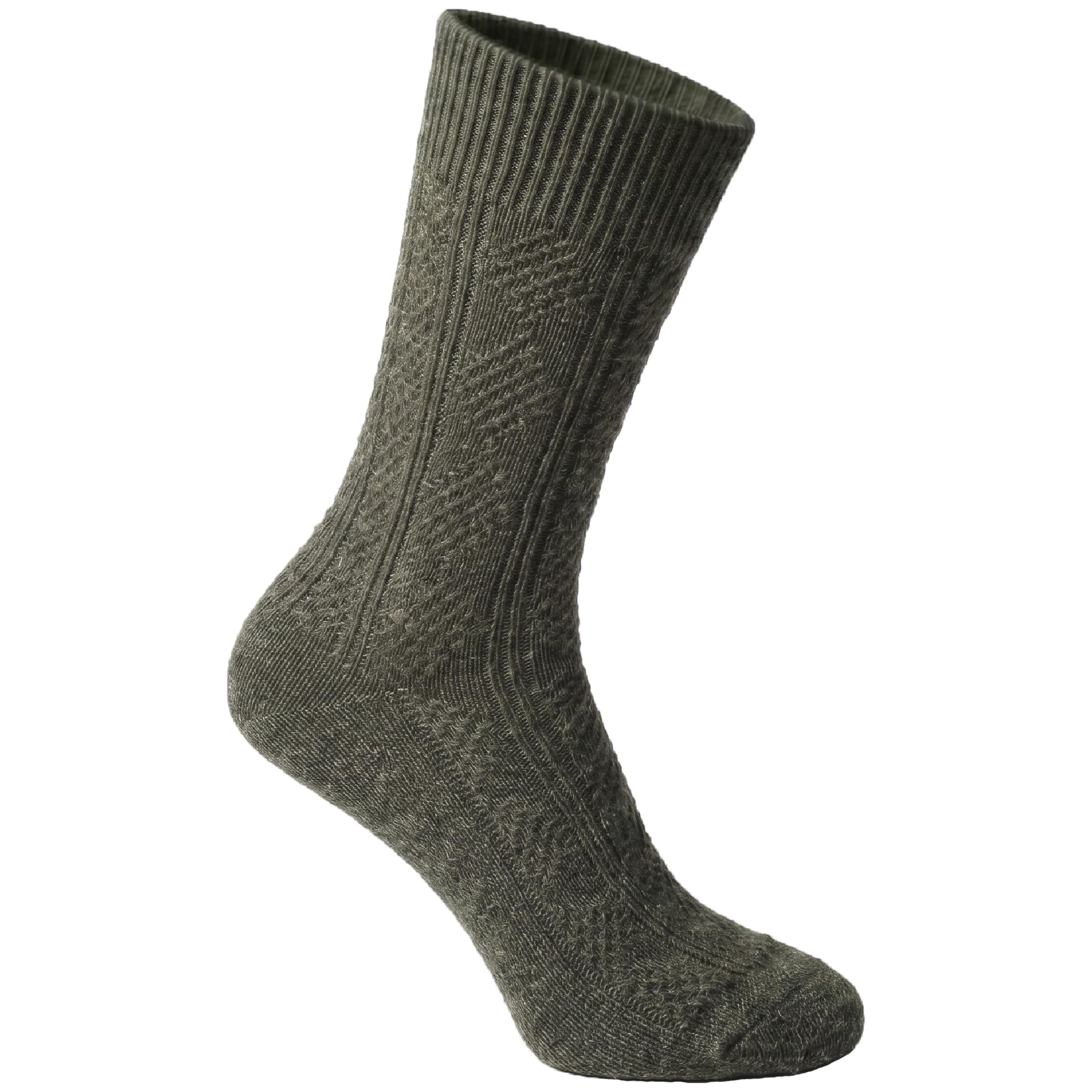 YUN Women's Natural Pure 100% Wool Traditional Warm Boot Winter Socks