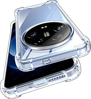 Ehr. Xiaomi 14 Ultra ile Uyumlu Darbe Önleyici Sararmaya Dayanıklı Airbag Korumalı Ultra Slim TPU Şeffaf Silikon Kılıf
