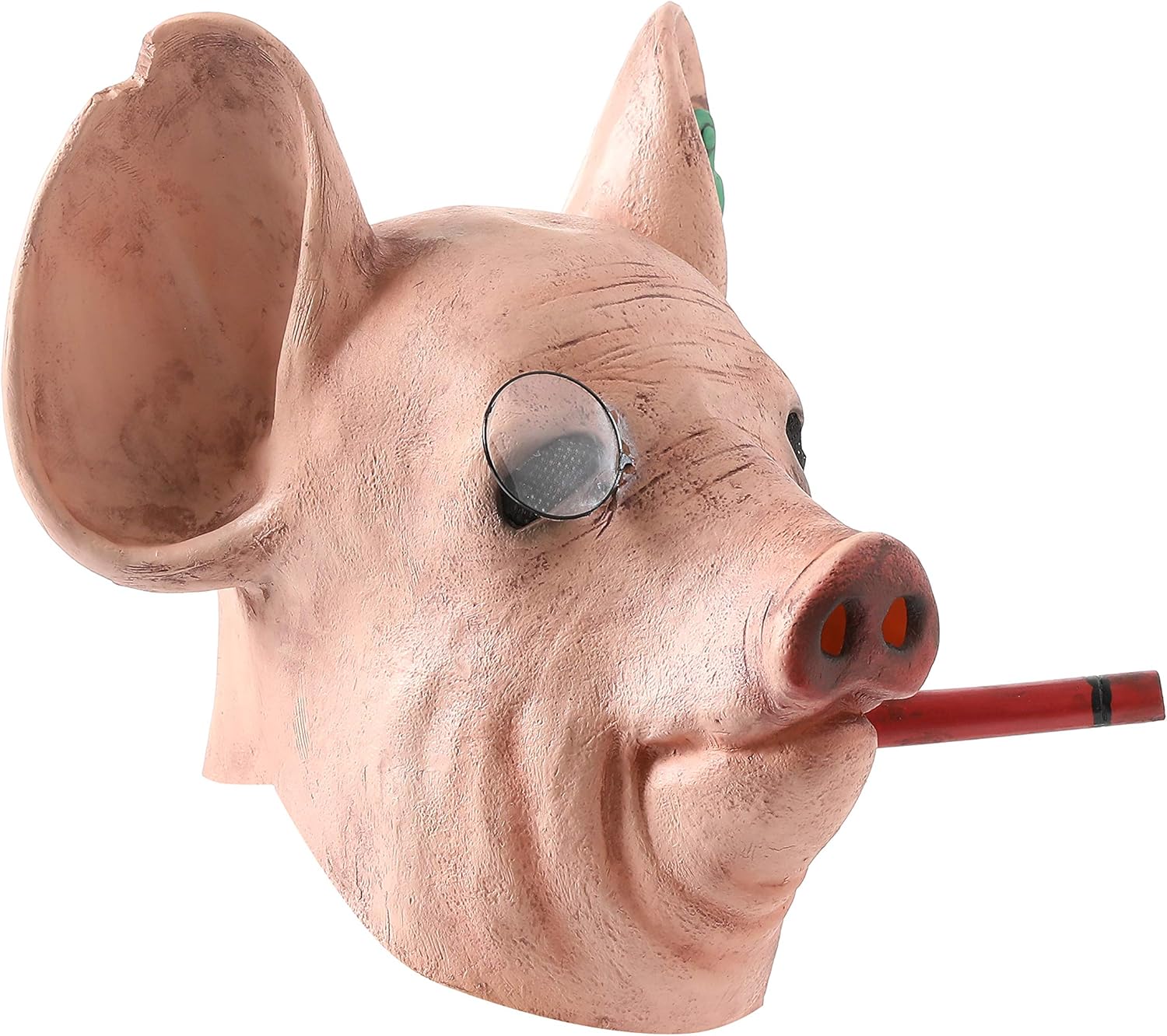 Playcoshow Pigs Mask Halloween Cosplay Party Latex Full