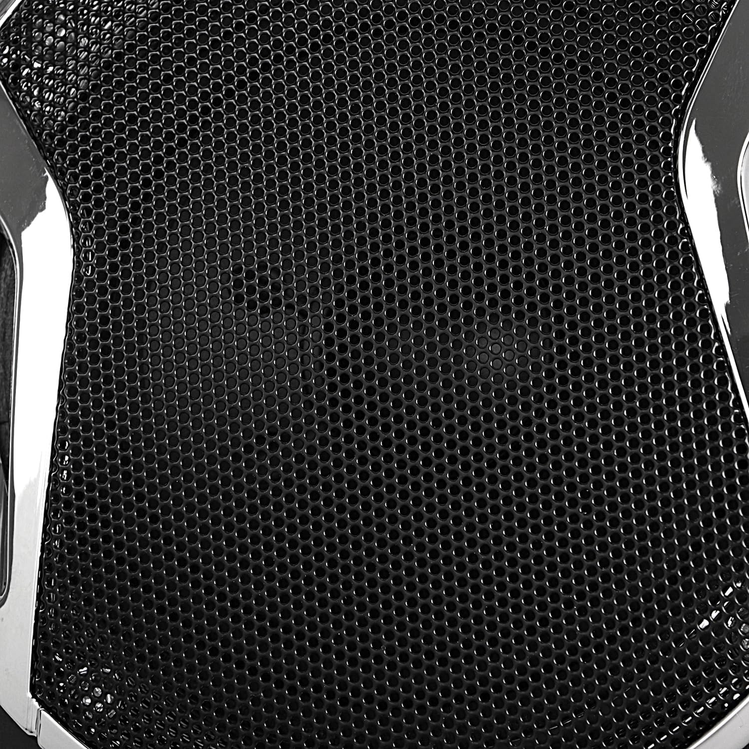 Chrome+Black 5.25" Tour Luggage Pack Rear Speakers Pod Kit Fit for Harley Touring Road King Street Glide Road Glide Electra Glide 1998-2013