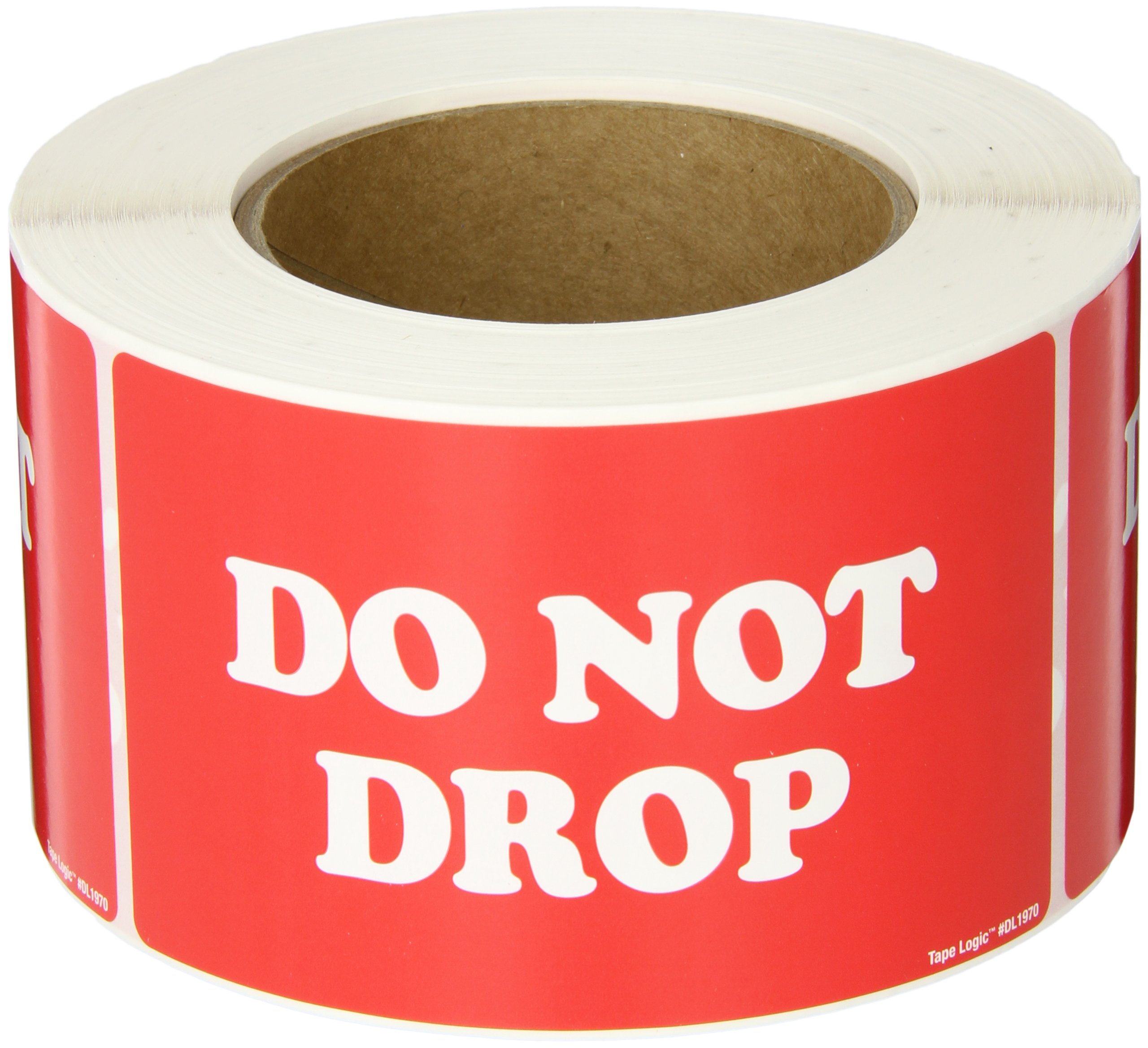 Aviditi Tape Logic 1000 Labels - 'This Side Up Handle With Care' Arrow Labels, 3 X 5 Inch, Red/White, 2 Rolls Of 500