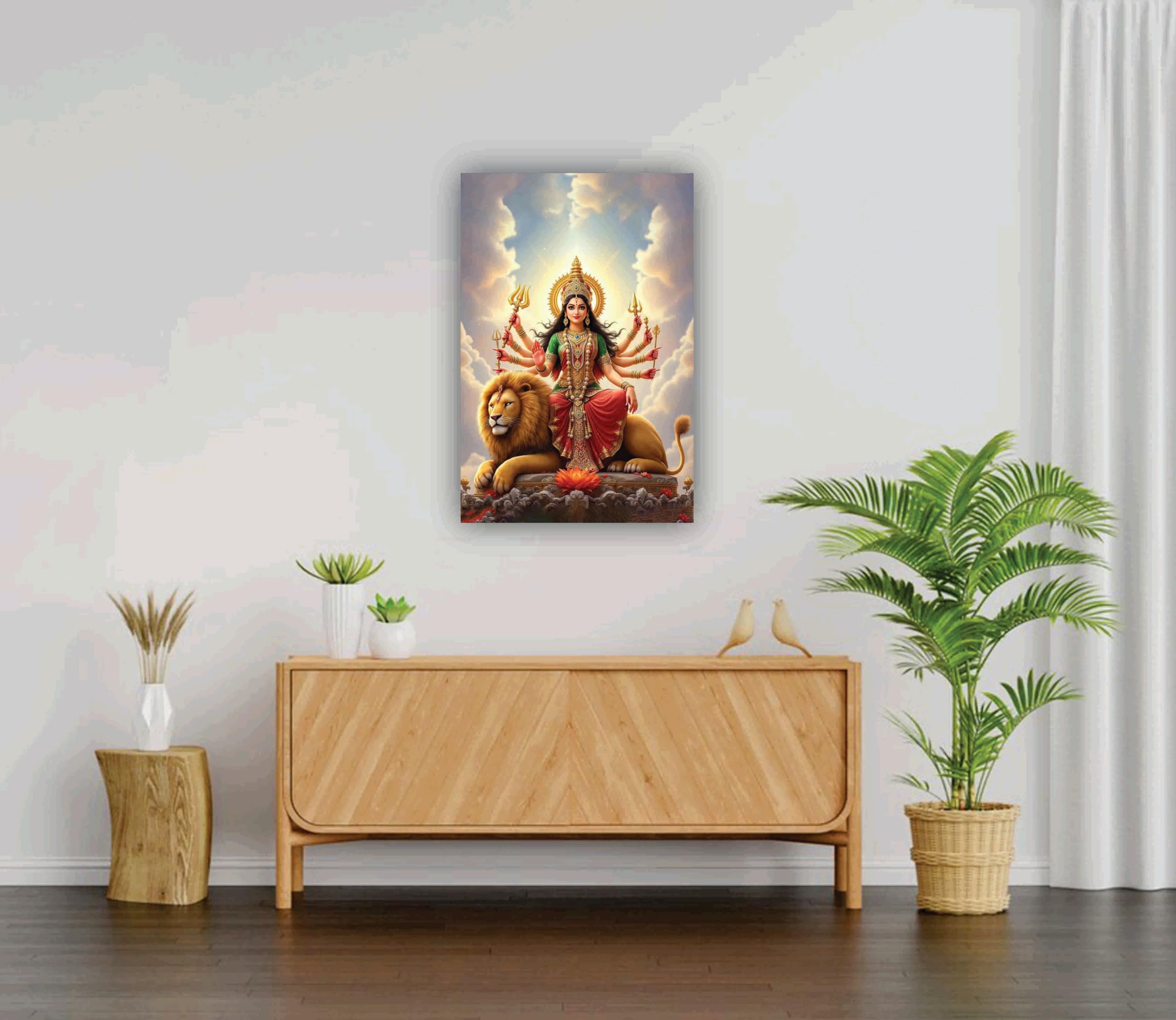 Maa Durga Poster - Home Decor & Pooja Art -3
