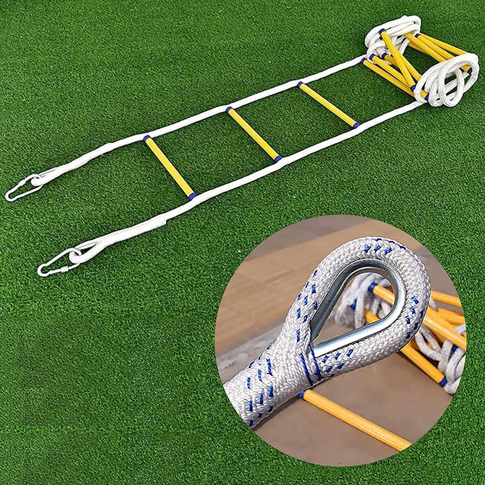 KFGISD, Emergency Work Safety Response Self Rock Climbing Rope Ladder/25M,Rope Ladder(15M)