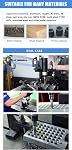 CA Stocks M3-M16 Machine à taper électrique universelle CA Stock Arme à tapoter avec 375rpm 1200mm Bras flexible inclus 9pcs ANSI Bouton standard