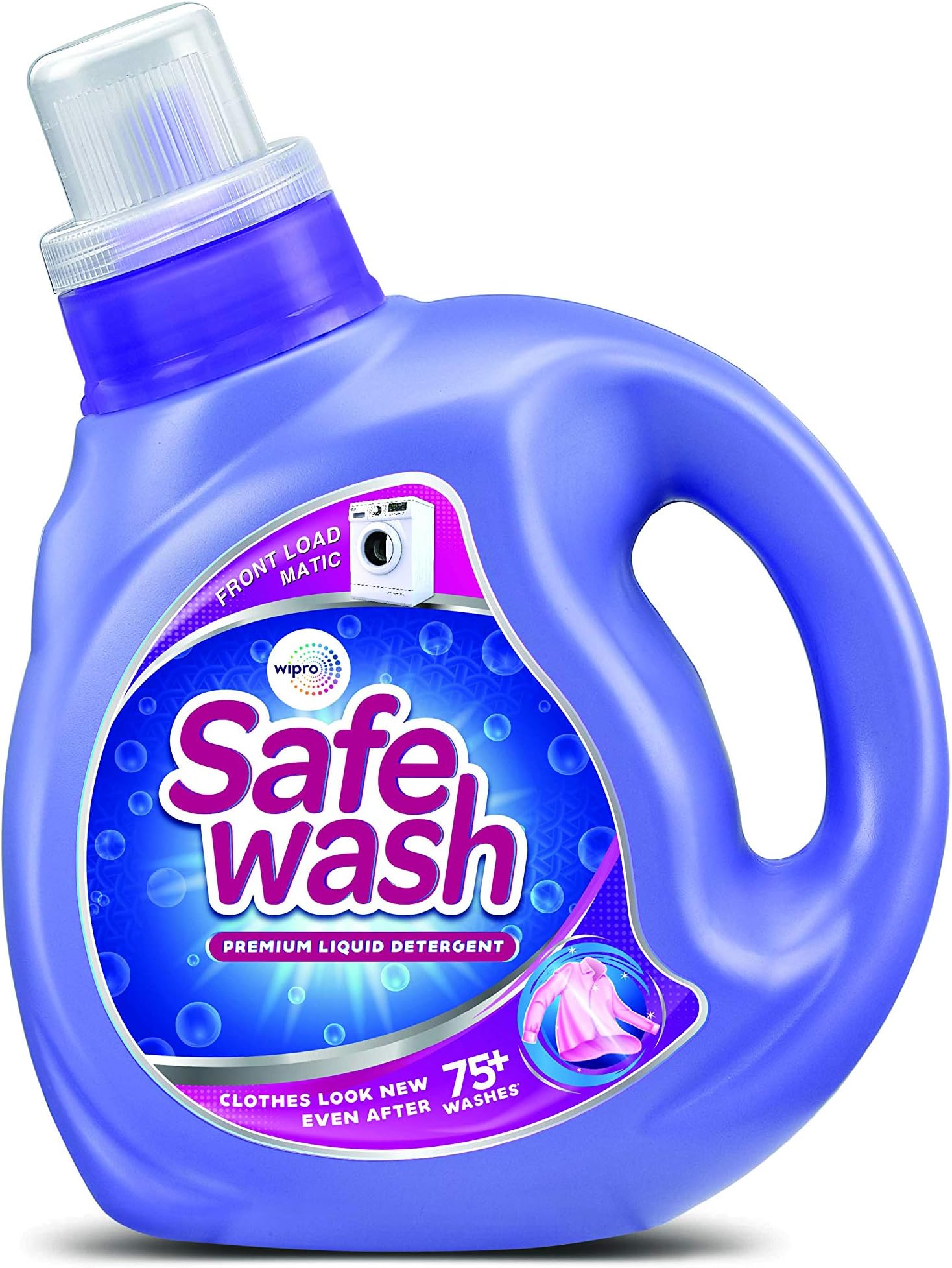 Safewash Matic Front Load Liquid Detergent by Wipro, 1L