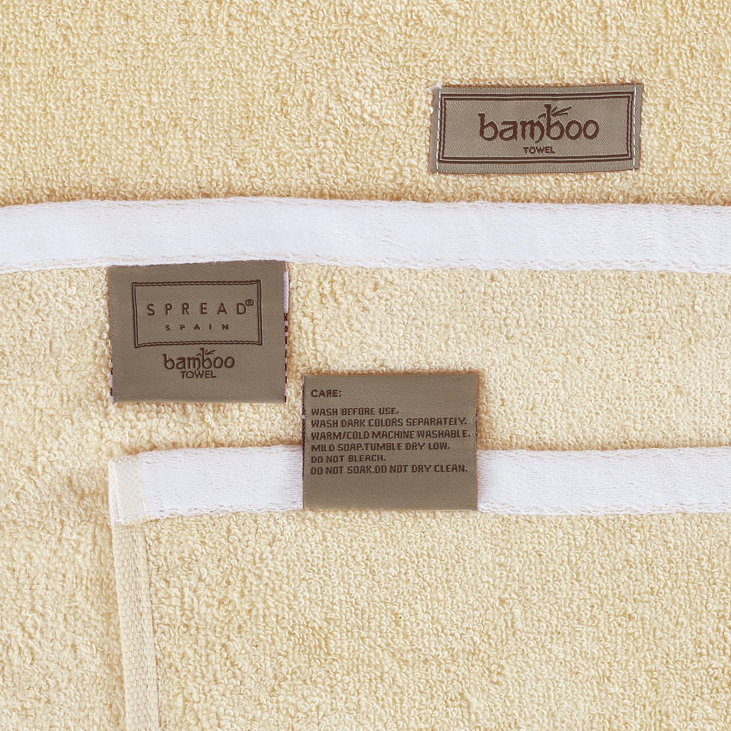 Spread Spain Bamboo Bath Towels - Soft & Absorbent -15