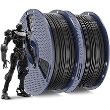 SUNLU ABS Filament 1.75mm,Black+Black,2kg