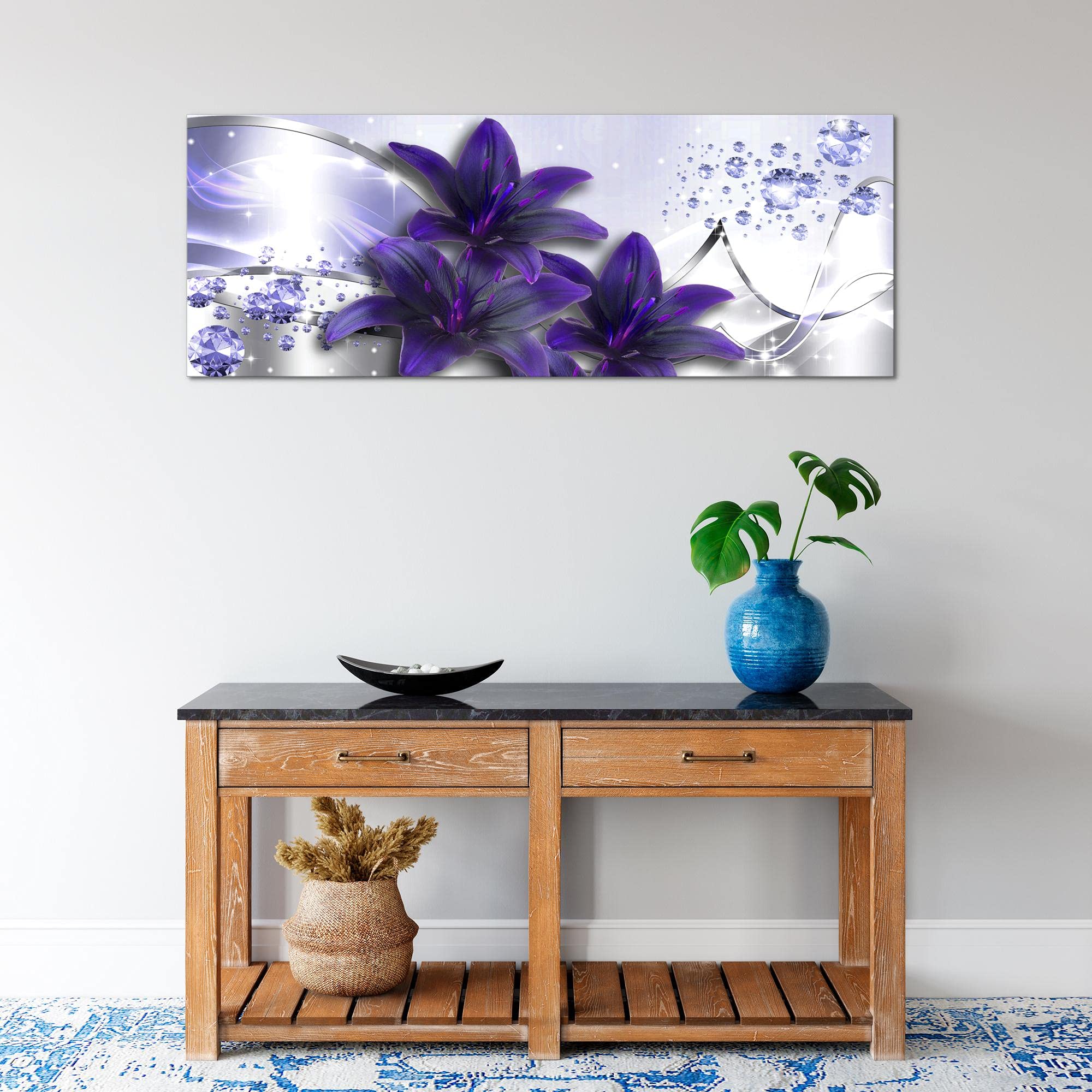 Cuadro Abstracto Runa Art Cuadro Decorativo Flores Orquu00eddea