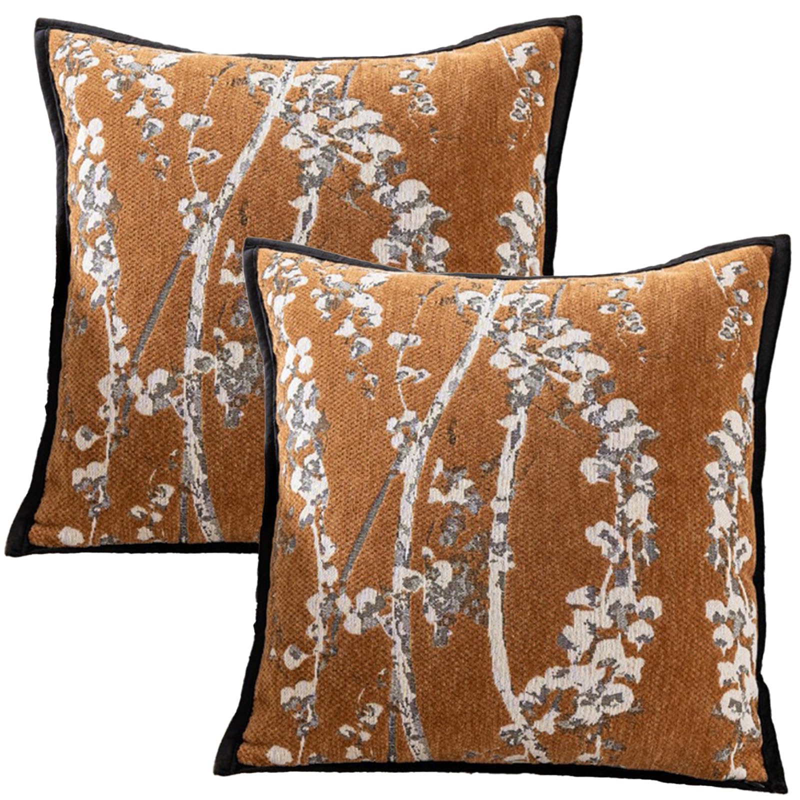 Traziewell Set of 2 Cushion Covers 45 x 45 cm Modern Art Abstract Throw Pillow Case 18"x18" for Living Room Sofa Bed Outdoor Garden Home Decor Pillowcases 469 — image 1