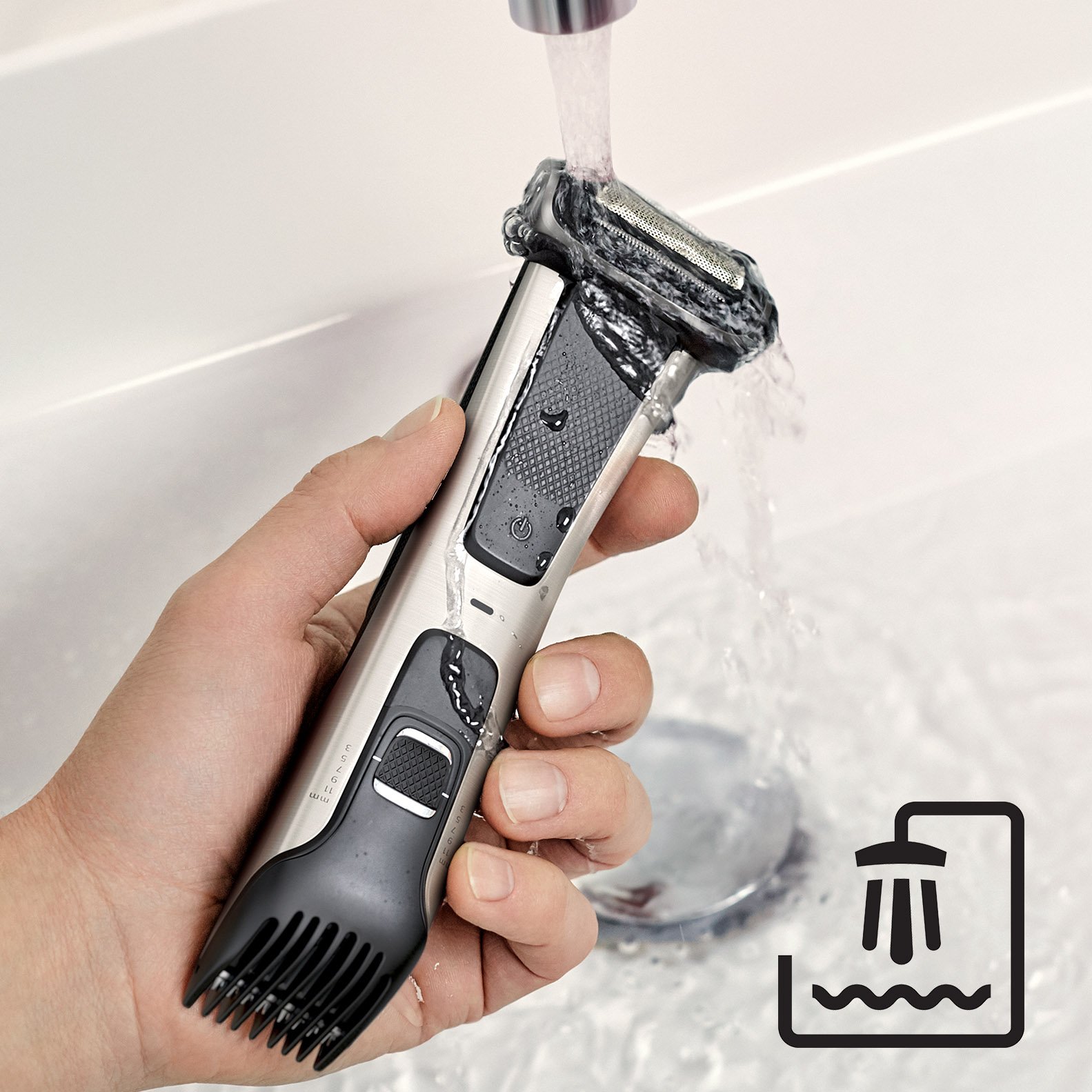 PHILIPS Body Groomer, Series 7000 Showerproof, Ultimate Trimmer to