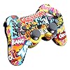 BLUELAKE performance Doppelter vibrierender Wireless Controller für PS3 mit Lade Kabe(Graffiti) [video game]