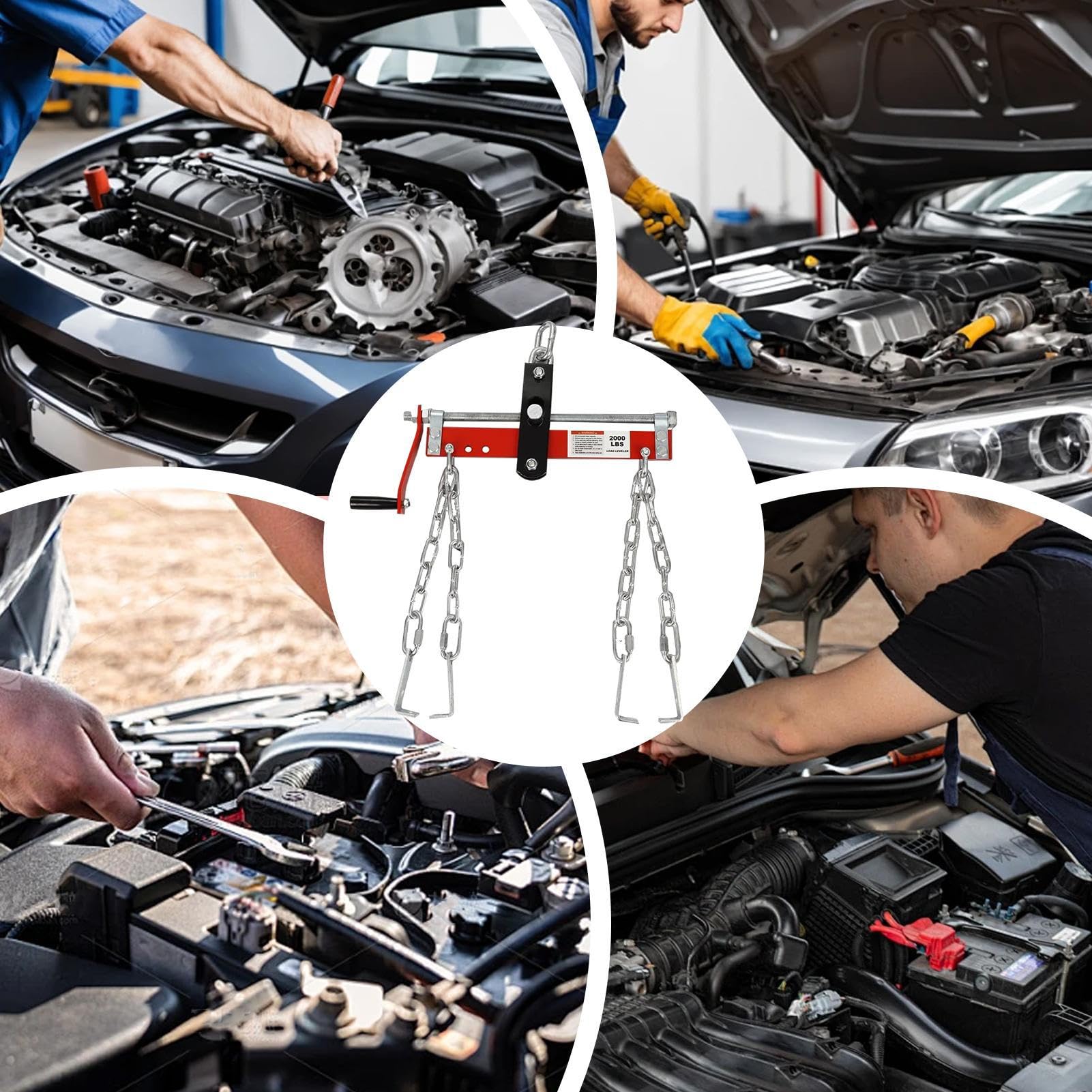 Livellatore motore per gru, gru da officina, livellatore per | ciliegie, capacità di carico 0,9 tonnellate, resistente, regolabile, paranco motore per sollevamento gru