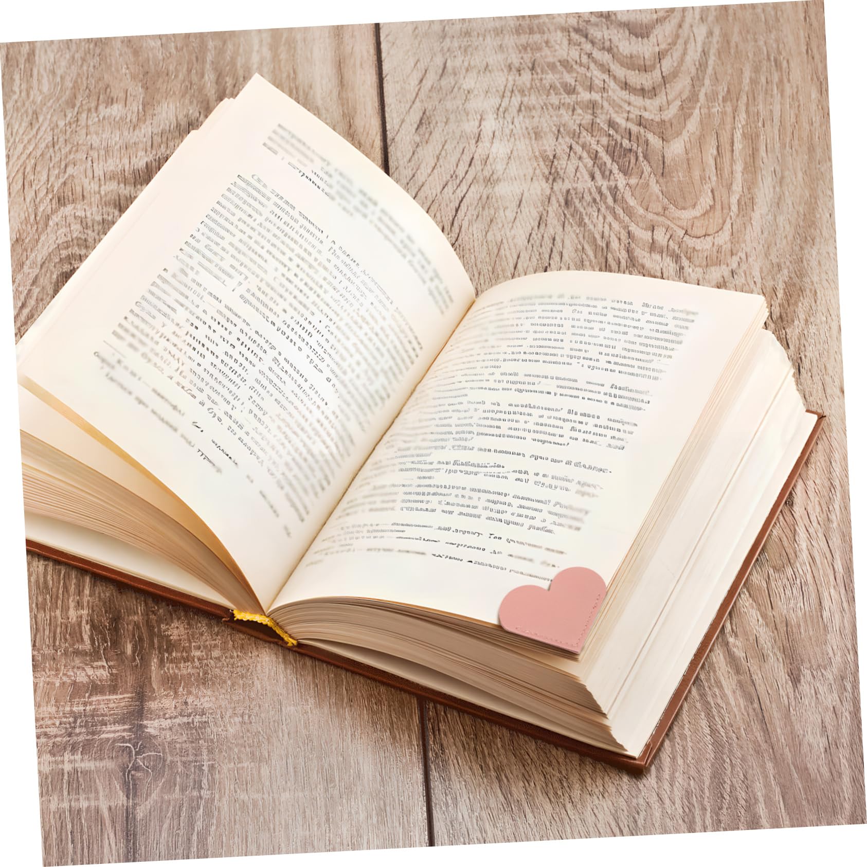 SHINEOFI 5 Sätze Lesezeichen Aus Leder Stoff Süßes Lesezeichen Für Buchseite Schlüssel Bookmarks Book Marks papier Leseecke Hübsche Herz Pu 12 Stück * 5