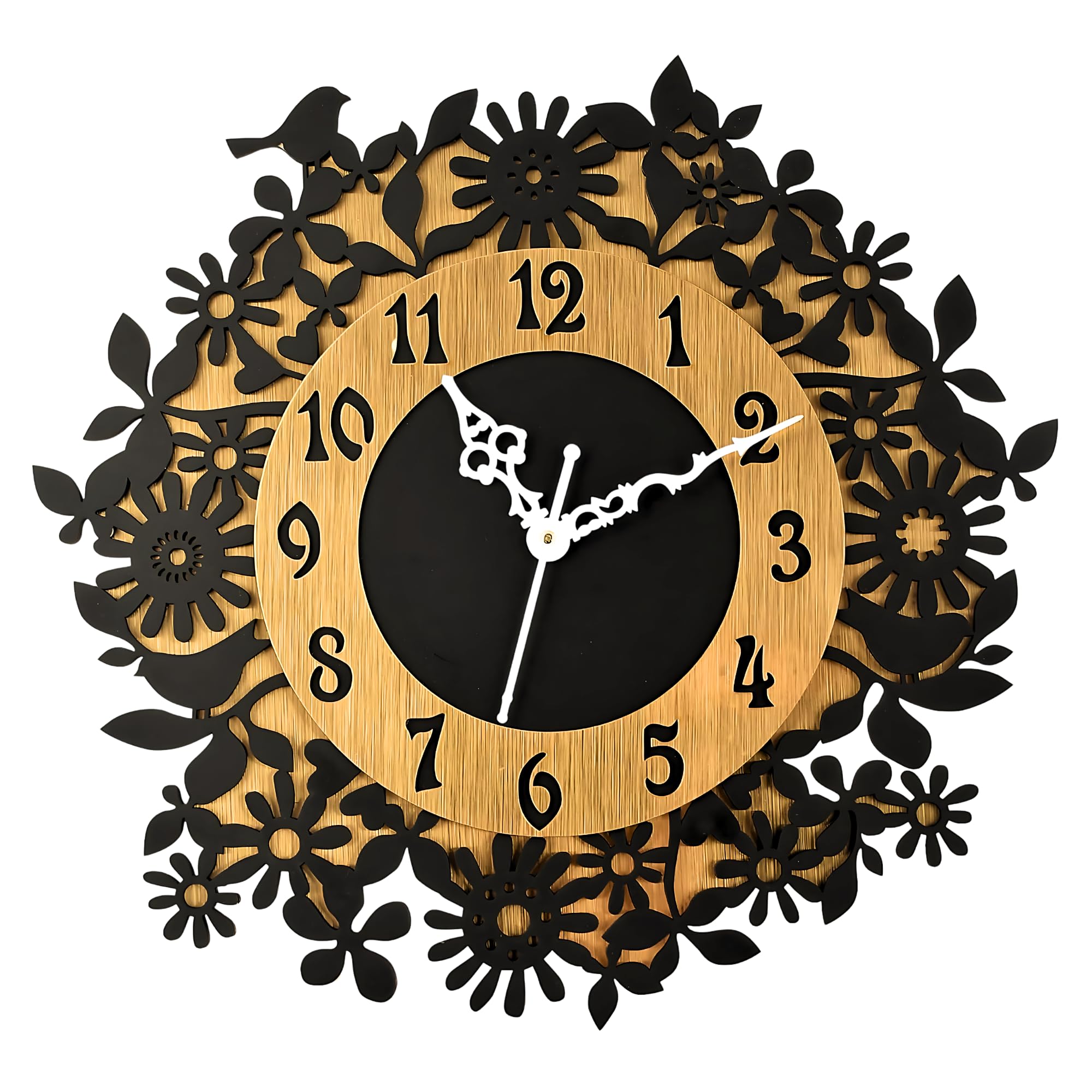 Nozvera 15 Inches Wooden Wall Clock for Home Stylish Latest Silent Non Ticking Antique Wall Clock for Living Room Decorative Big Size Wall Clock for Home Bedroom Hall & Office (B09R7WPYPV) Amazon Price History, Amazon Price Tracker